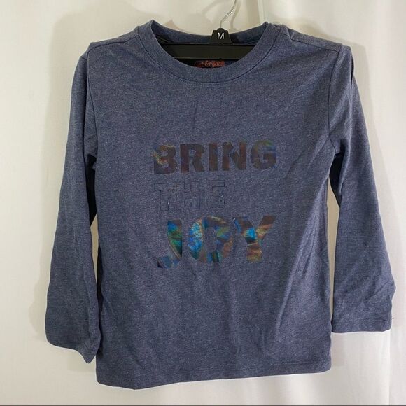 Cat & Jack Boys’ Bring the joy Christmas Long Sleeve Top - Picture 1 of 4